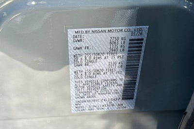2026 Nissan Pathfinder Platinum