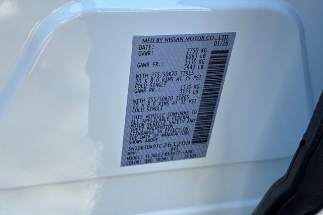 2026 Nissan Pathfinder Platinum