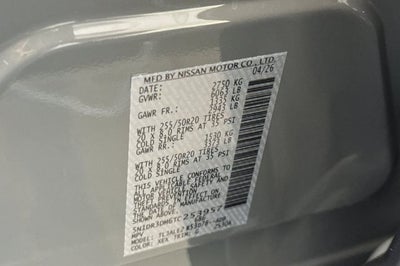 2026 Nissan Pathfinder Platinum