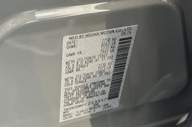 2026 Nissan Pathfinder Platinum
