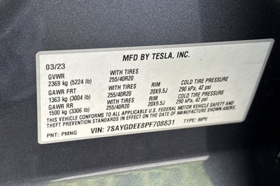 2023 Tesla Model Y Long Range