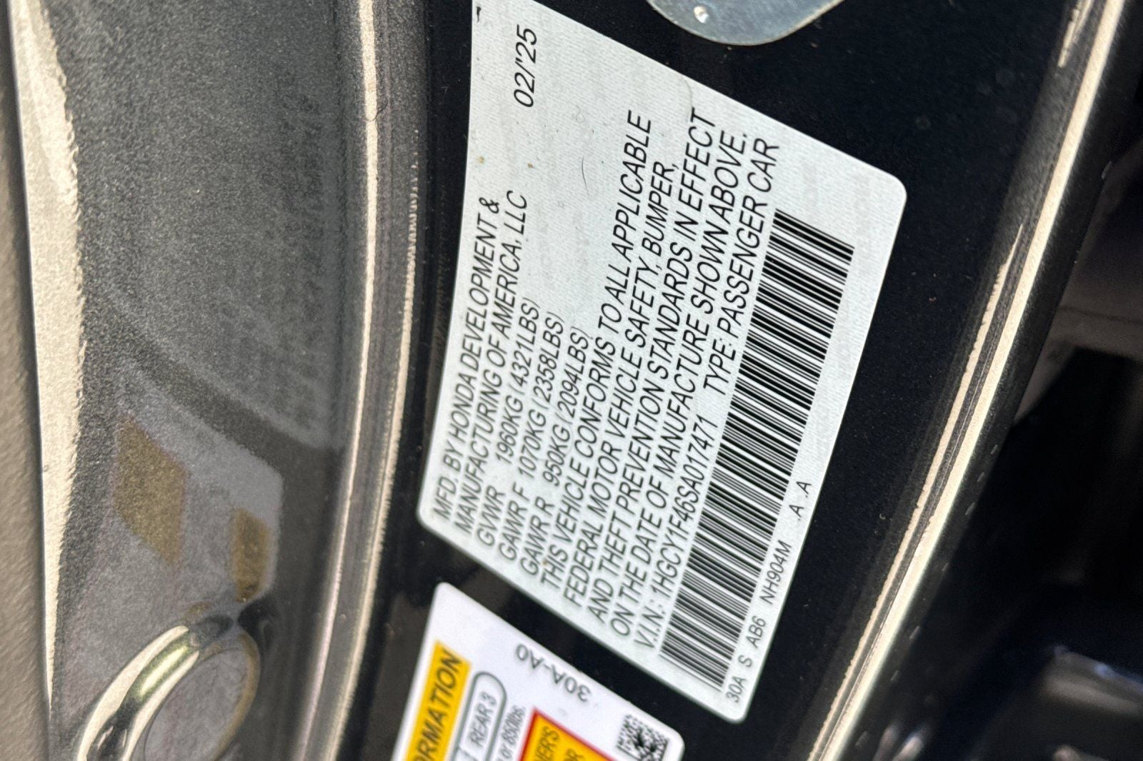 2025 Honda Accord SE SE