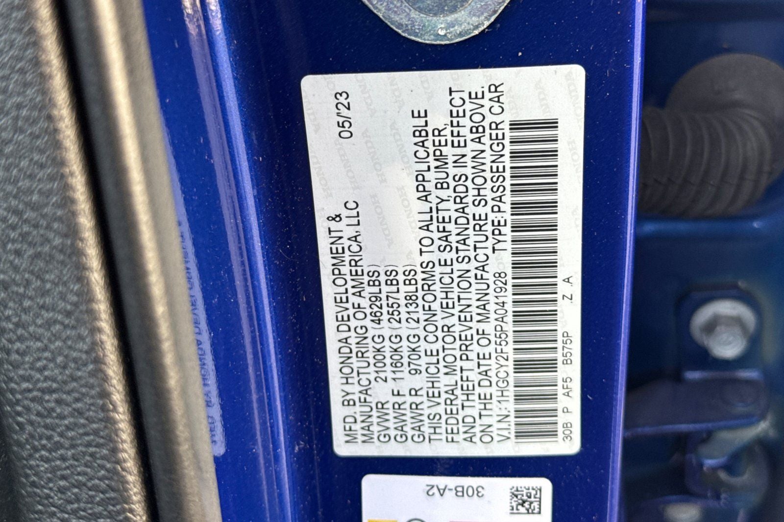 2023 Honda Accord Hybrid Sport