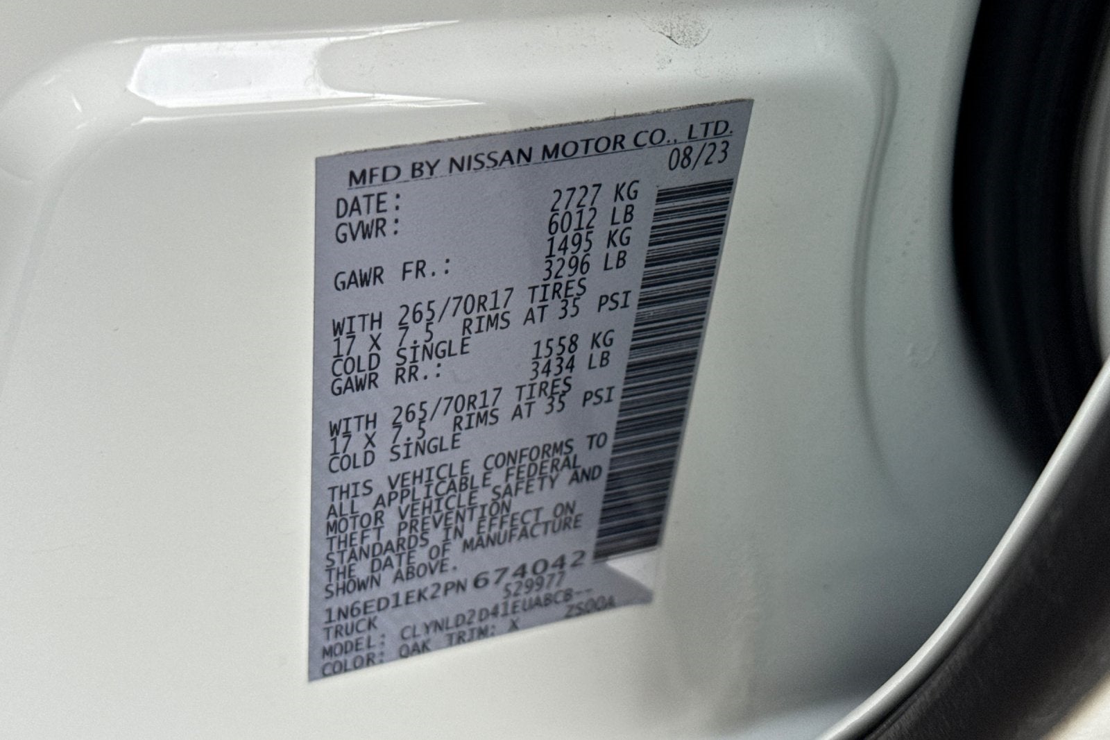 2023 Nissan Frontier PRO-4X PRO-4X