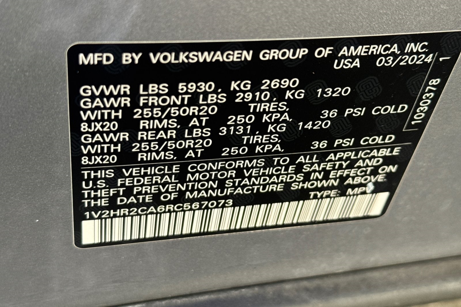 2024 Volkswagen Atlas 2.0T SE w/Technology SE TECHNOLOGY