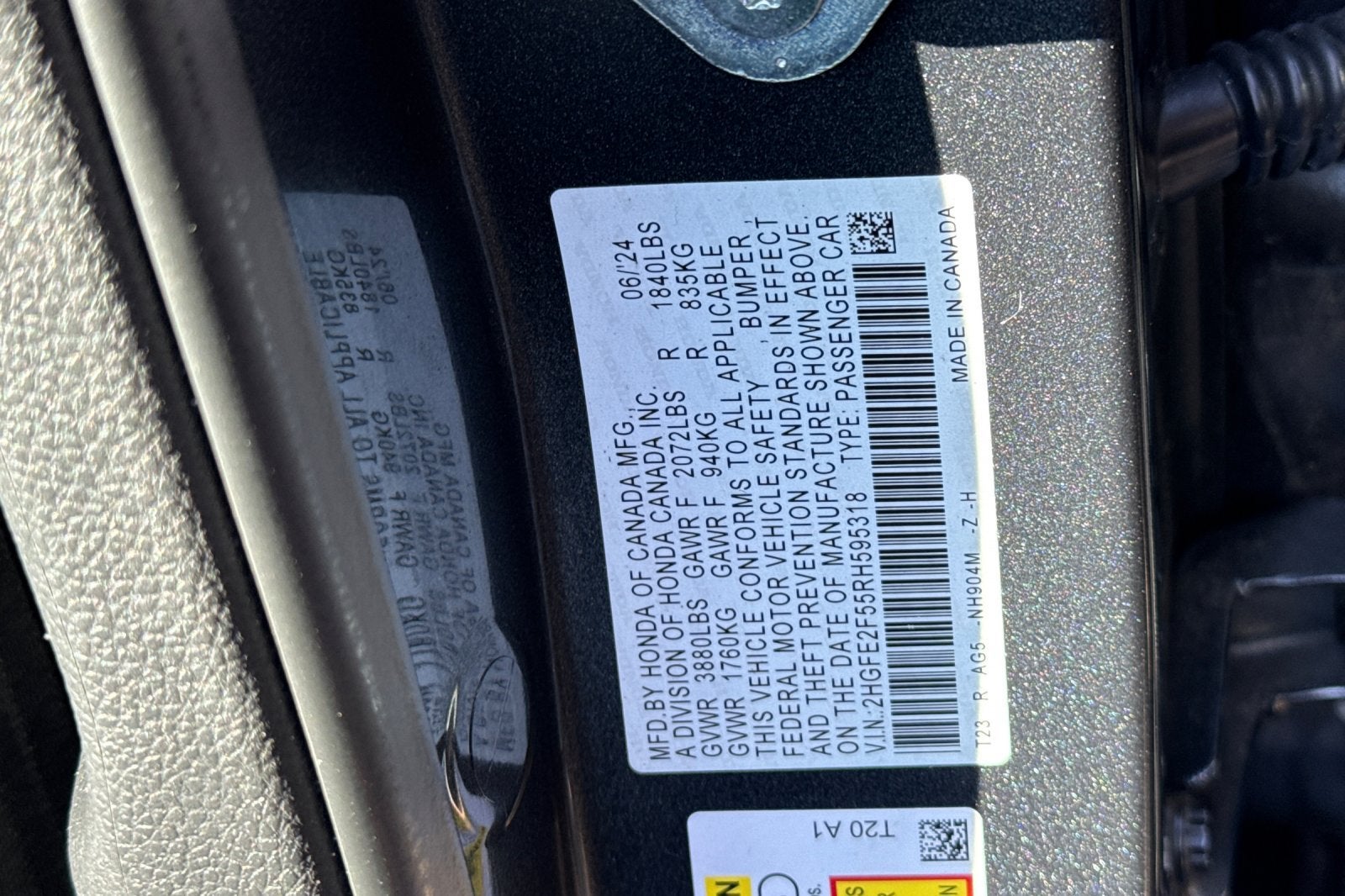 2024 Honda Civic Sport