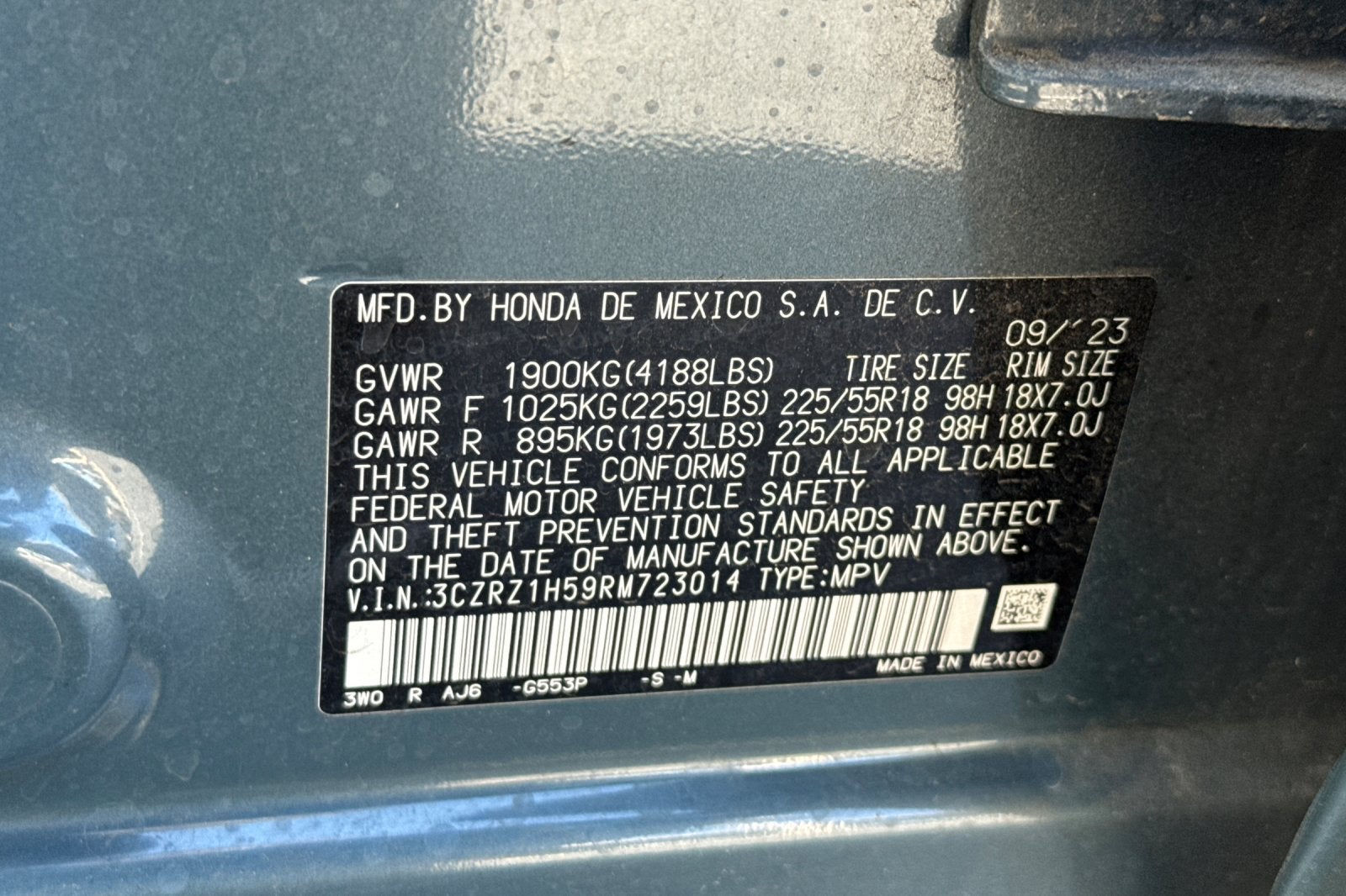 2024 Honda HR-V Sport