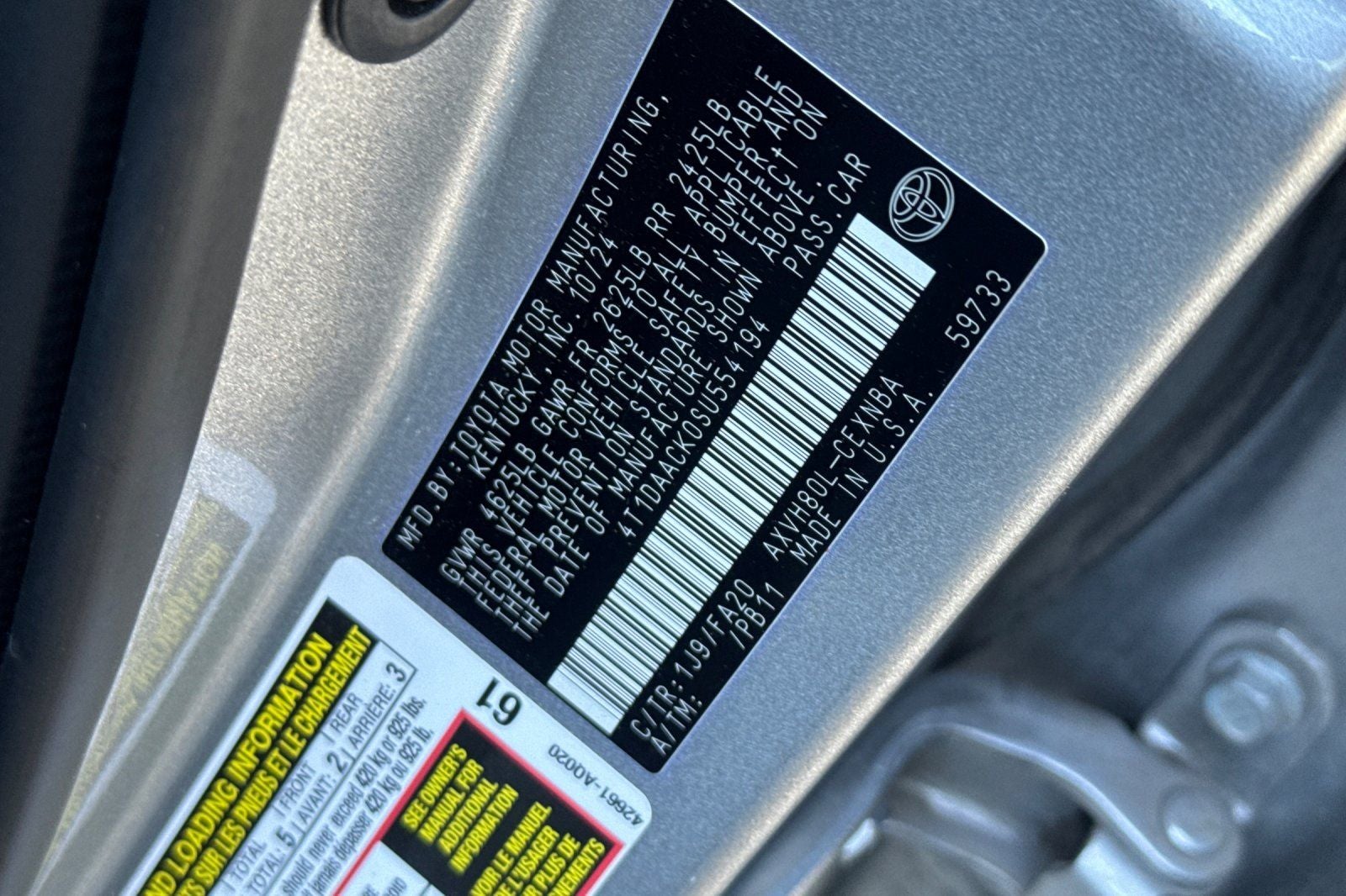 2025 Toyota Camry LE