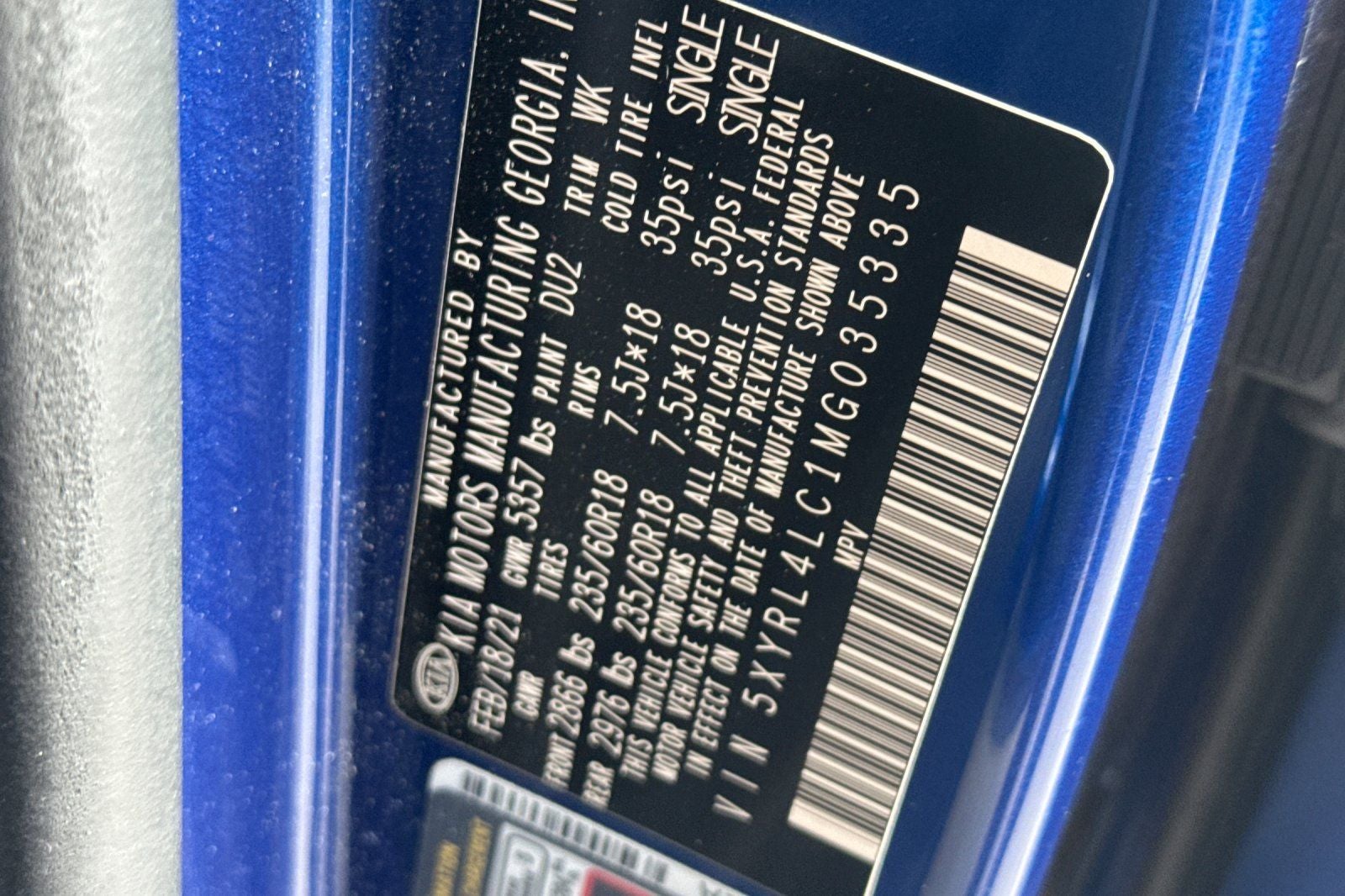 2021 Kia Sorento S
