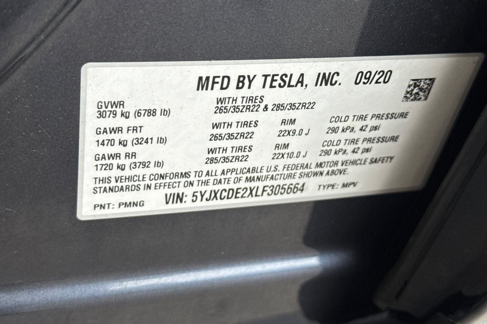 2020 Tesla Model X Long Range