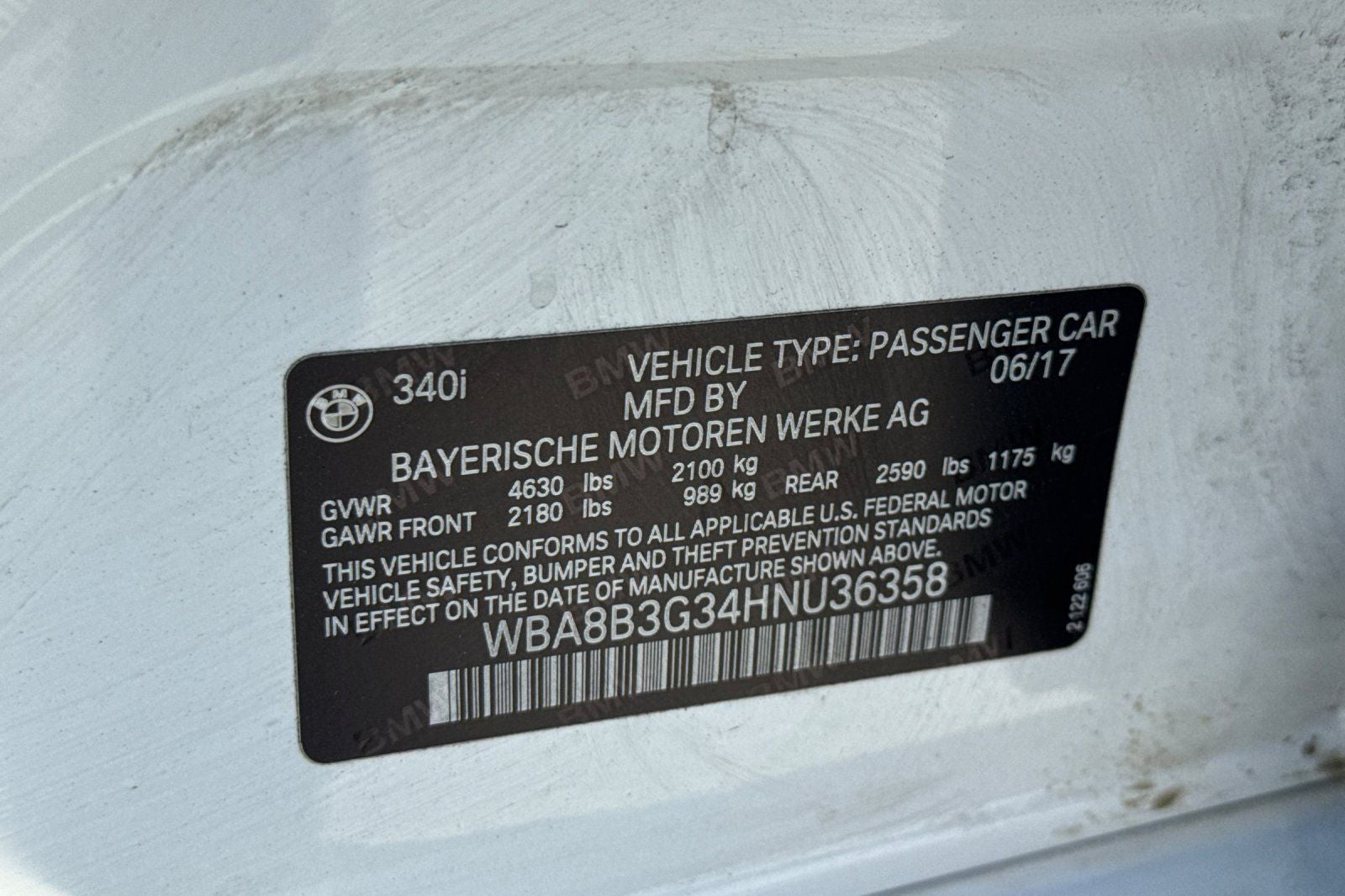 2017 BMW 3 Series 340i