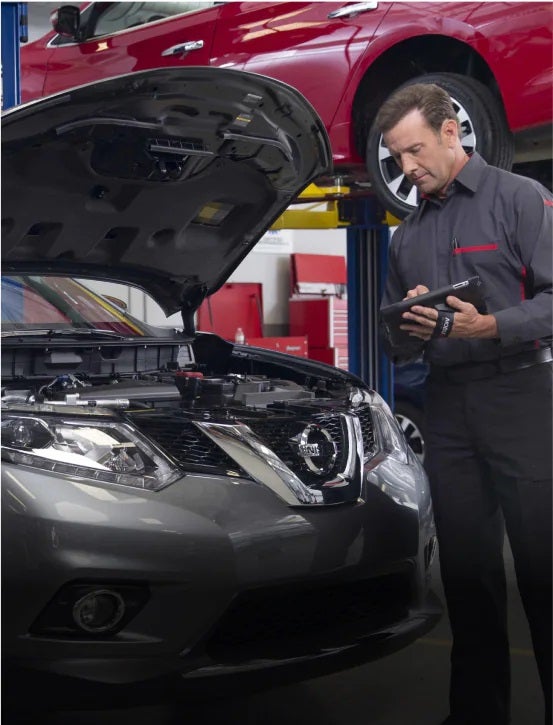 Nissan oil change and inspection service