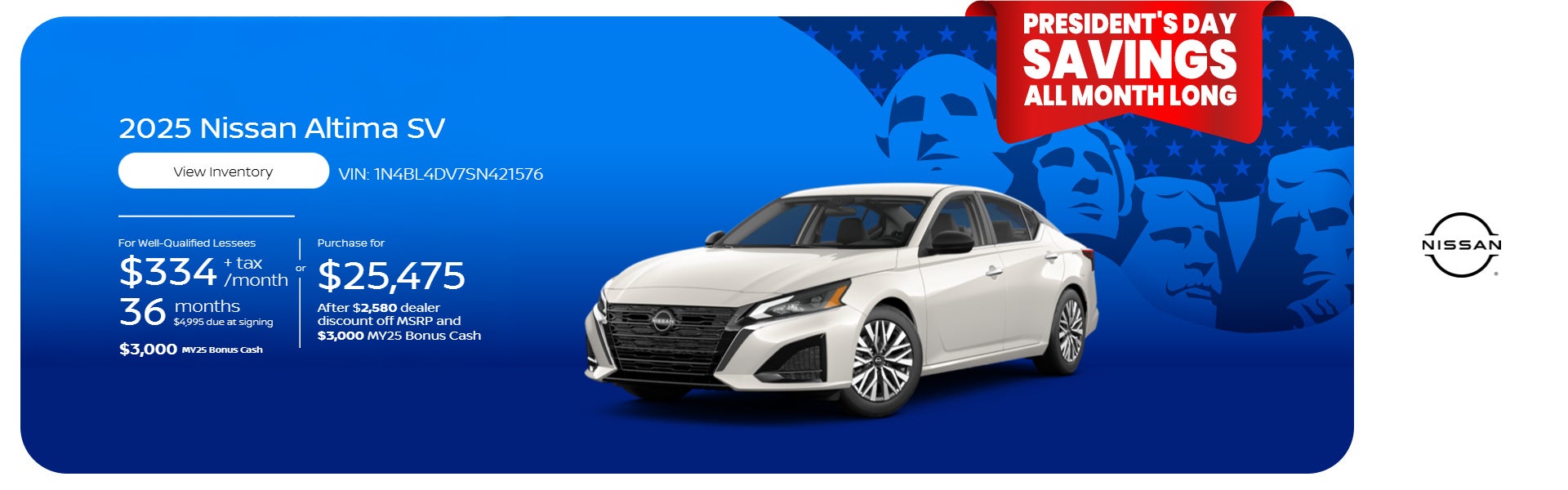 2025 Nissan Altima SV