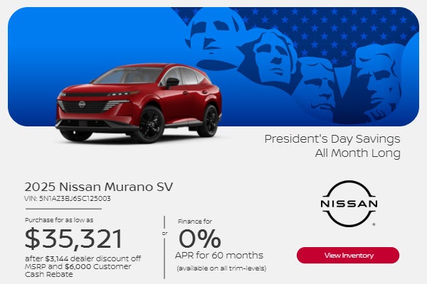 2025 NISSAN MURANO SV 