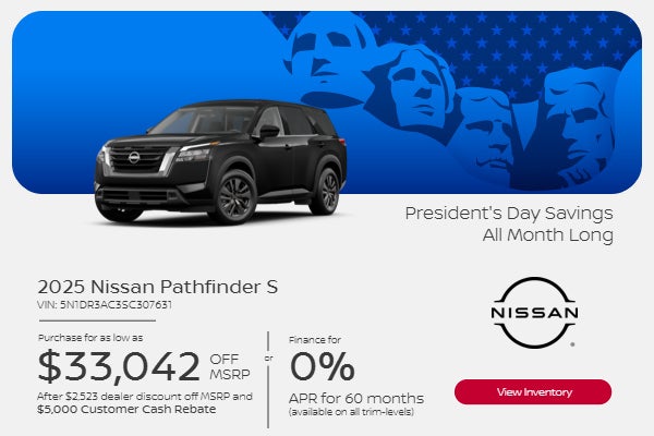 2025 NISSAN PATHFINDER S 