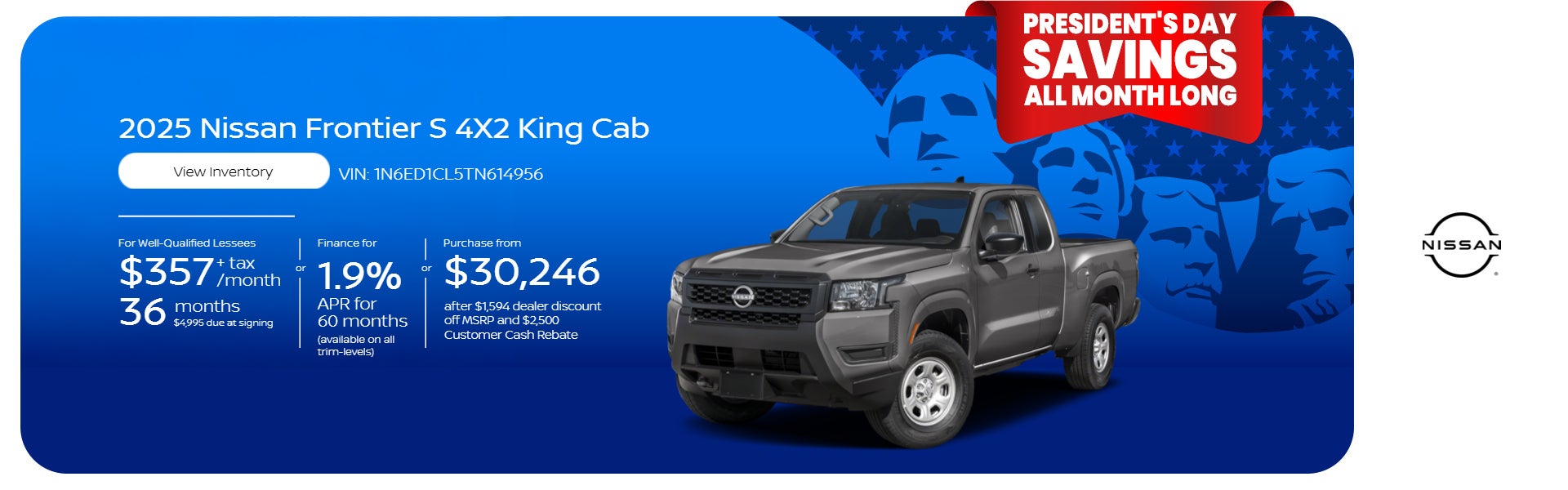 2026 NISSAN FRONTIER S 4X2 KING CAB