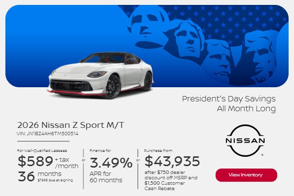 2026 NISSAN Z SPORT M/T