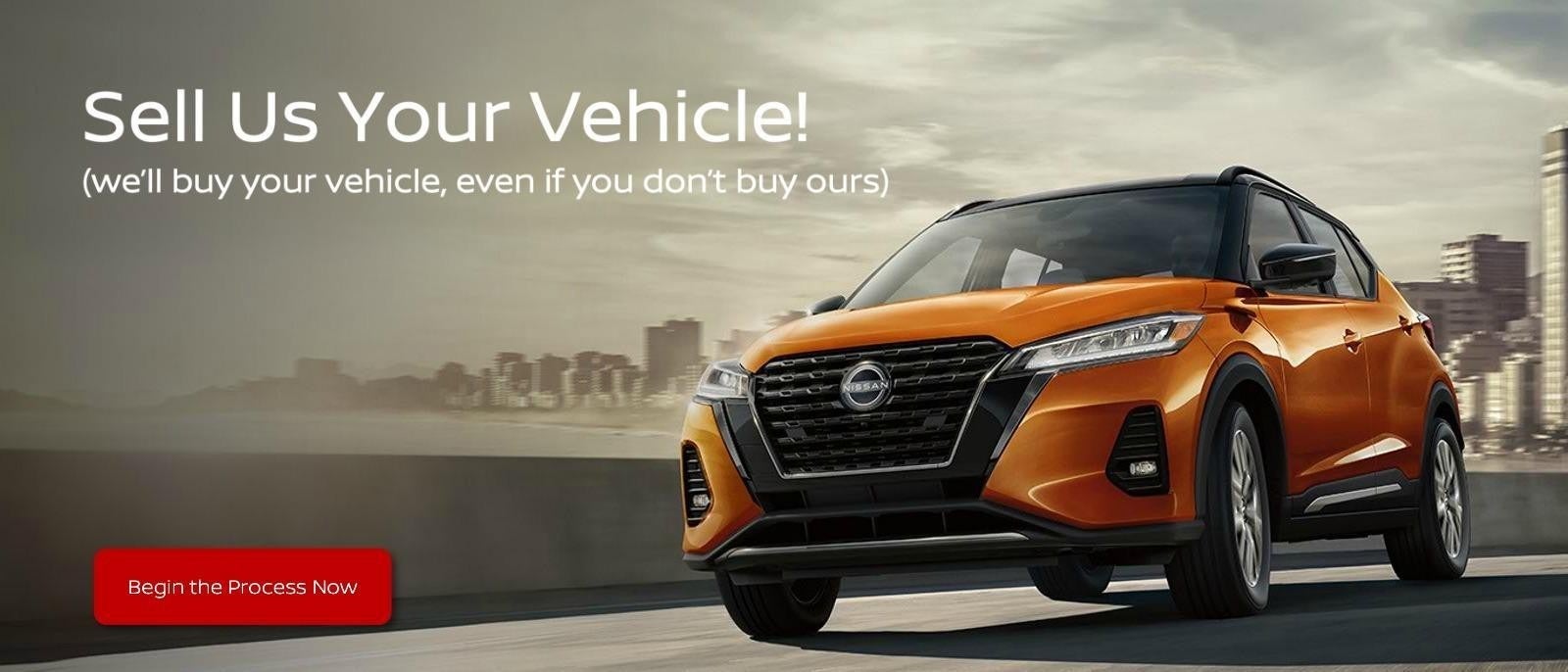 Sell Us Your Vehicle at Concord Nissan in Concord CA