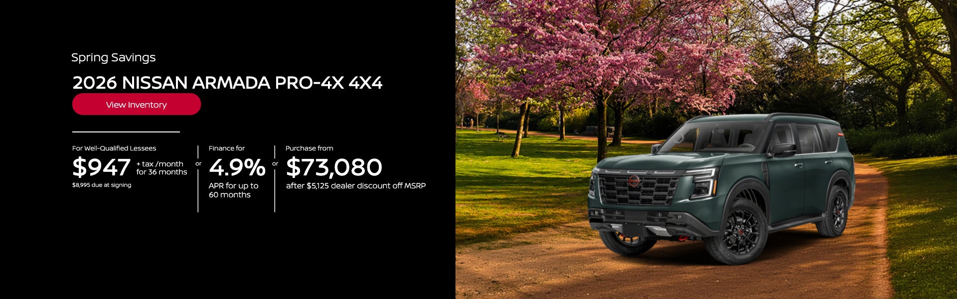2026 NISSAN ARMADA PRO-4X 4X4