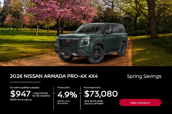 2026 NISSAN ARMADA PRO-4X 4X4
