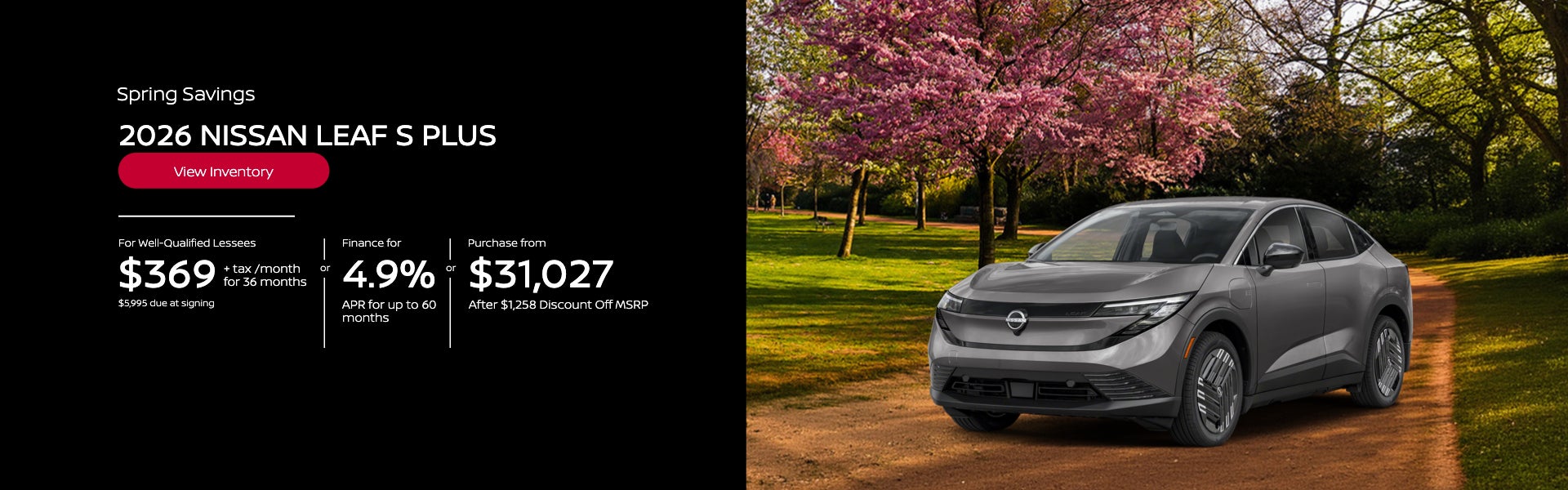 2026 NISSAN LEAF S PLUS