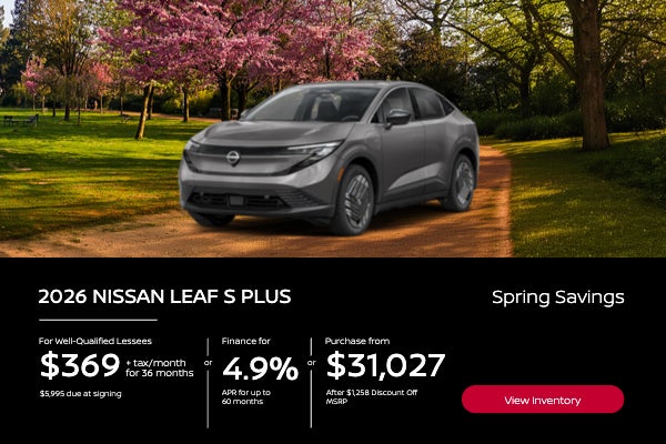 2026 NISSAN LEAF S PLUS