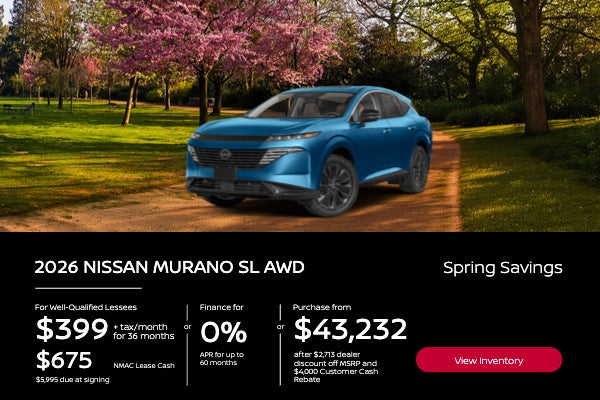 2026 NISSAN MURANO SL AWD