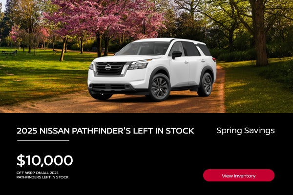 2025 NISSAN PATHFINDER'S LEFT IN STOCK