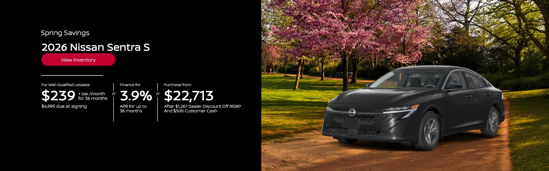 2026 NISSAN SENTRA S