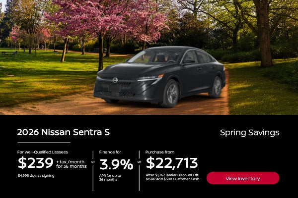 2026 NISSAN SENTRA S