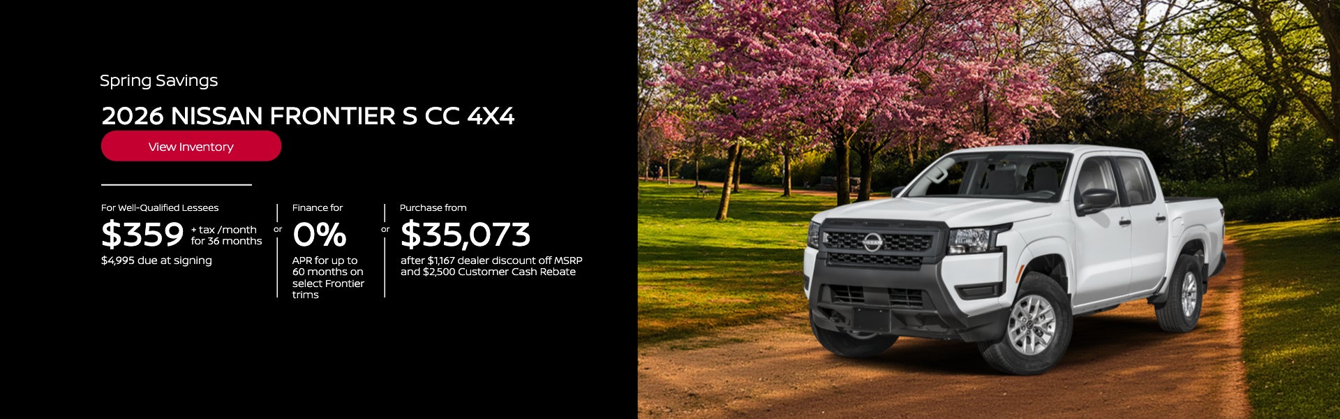 2026 NISSAN FRONTIER S CC 4X4