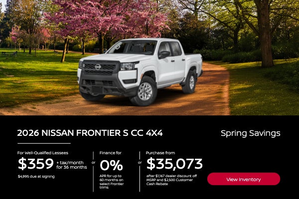2026 NISSAN FRONTIER S CC 4X4