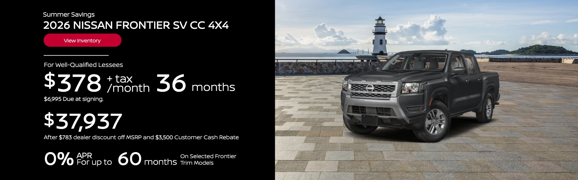 2026 NISSAN FRONTIER SV CREW CAB 4X4