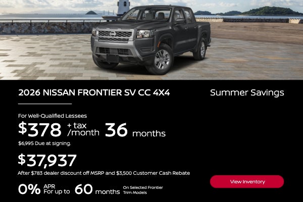 2026 NISSAN FRONTIER SV CREW CAB 4X4