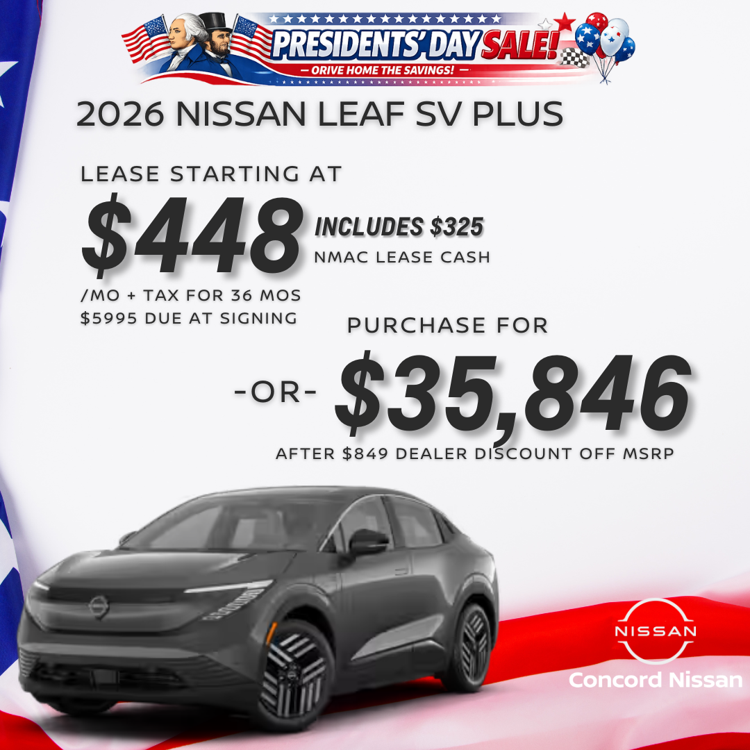 SELECT 2026 Nissan Leaf SV Plus