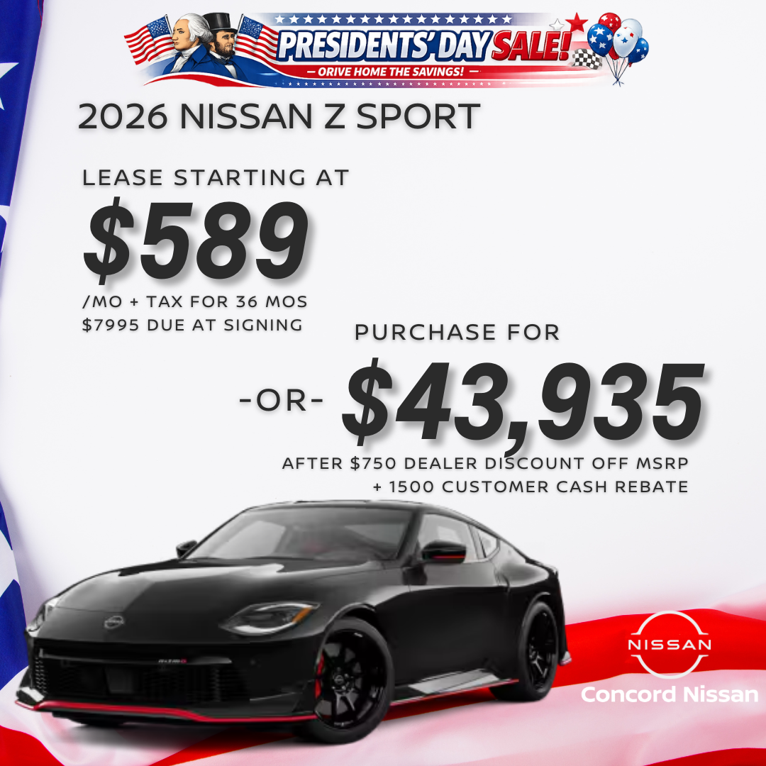 SELECT 2026 Nissan Z Sport